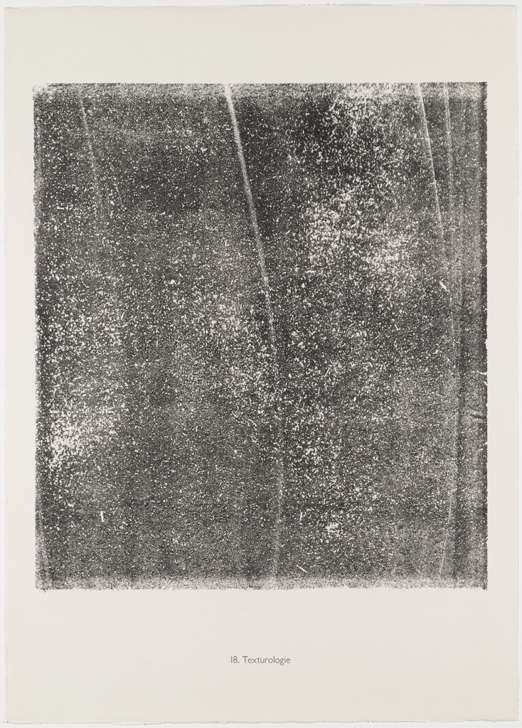 Texturology (Texturologie) from the portfolio The Taker of Imprints (Le Preneur d'empreintes) from Phenomena (Les Phénomènes)