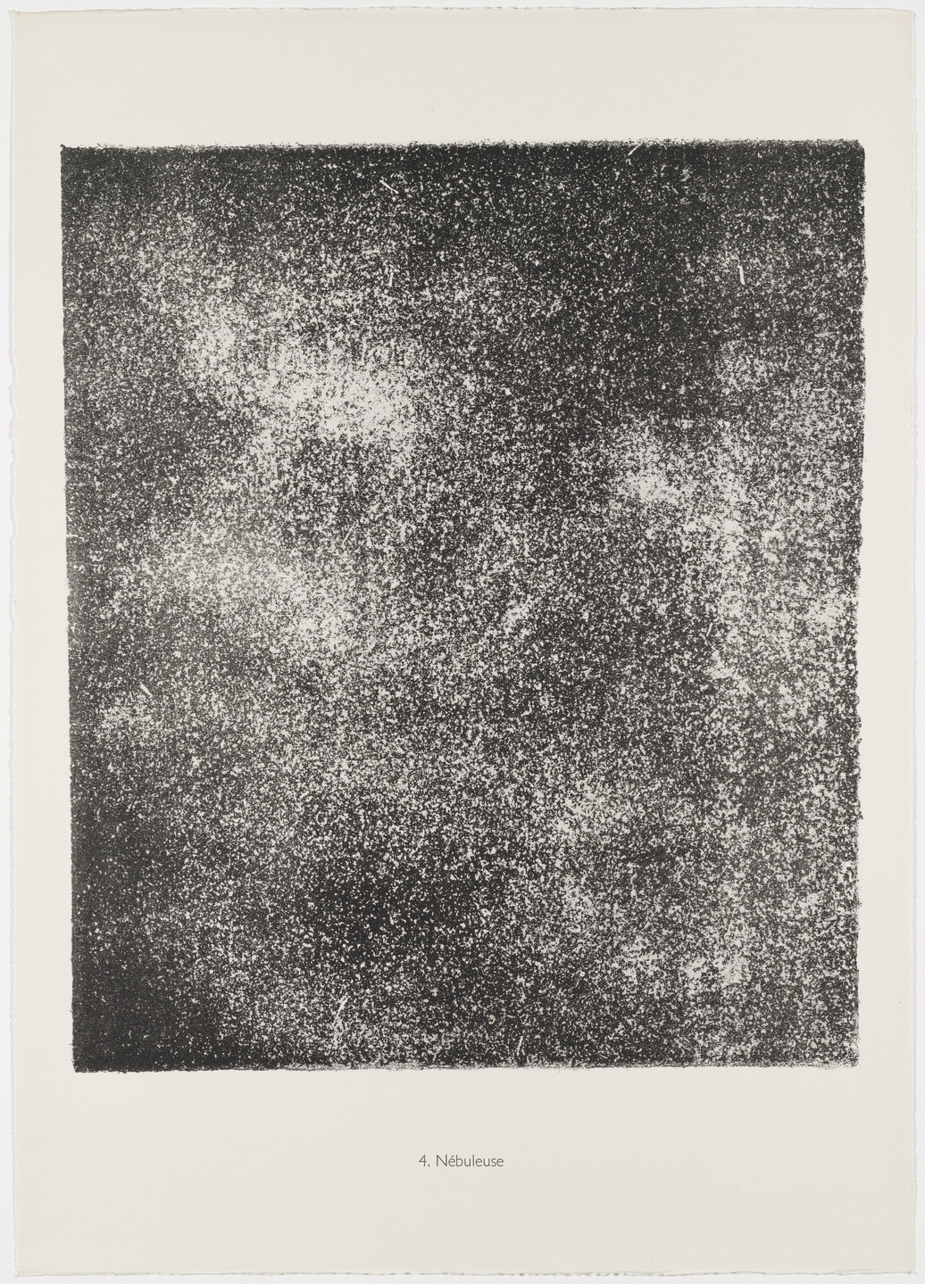 Jean Dubuffet. Nebulous (Nébuleuse) from the portfolio The Taker of Imprints (Le Preneur d'empreintes) from Phenomena (Les Phénomènes). 1958