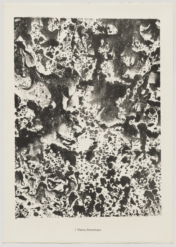 Dramatic Theme (Thème dramatique) from the portfolio Theater of the Earth (Théâtre du sol) from Phenomena (Les Phénomènes)