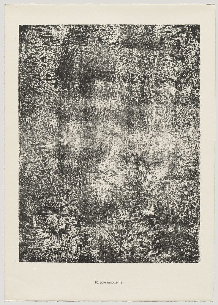 Innocent Joy (Joie innocente) from the portfolio Theater of the Earth (Théâtre du sol) from Phenomena (Les Phénomènes)