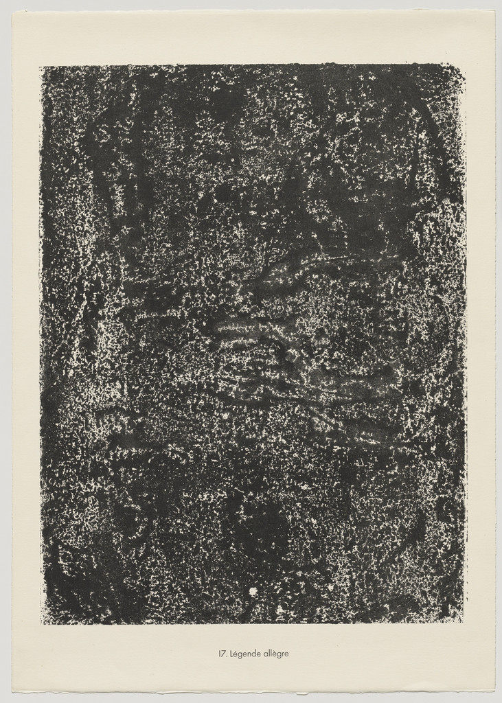 Lively Legend (Légende allègre) from the portfolio Theater of the Earth (Théâtre du sol) from Phenomena (Les Phénomènes)