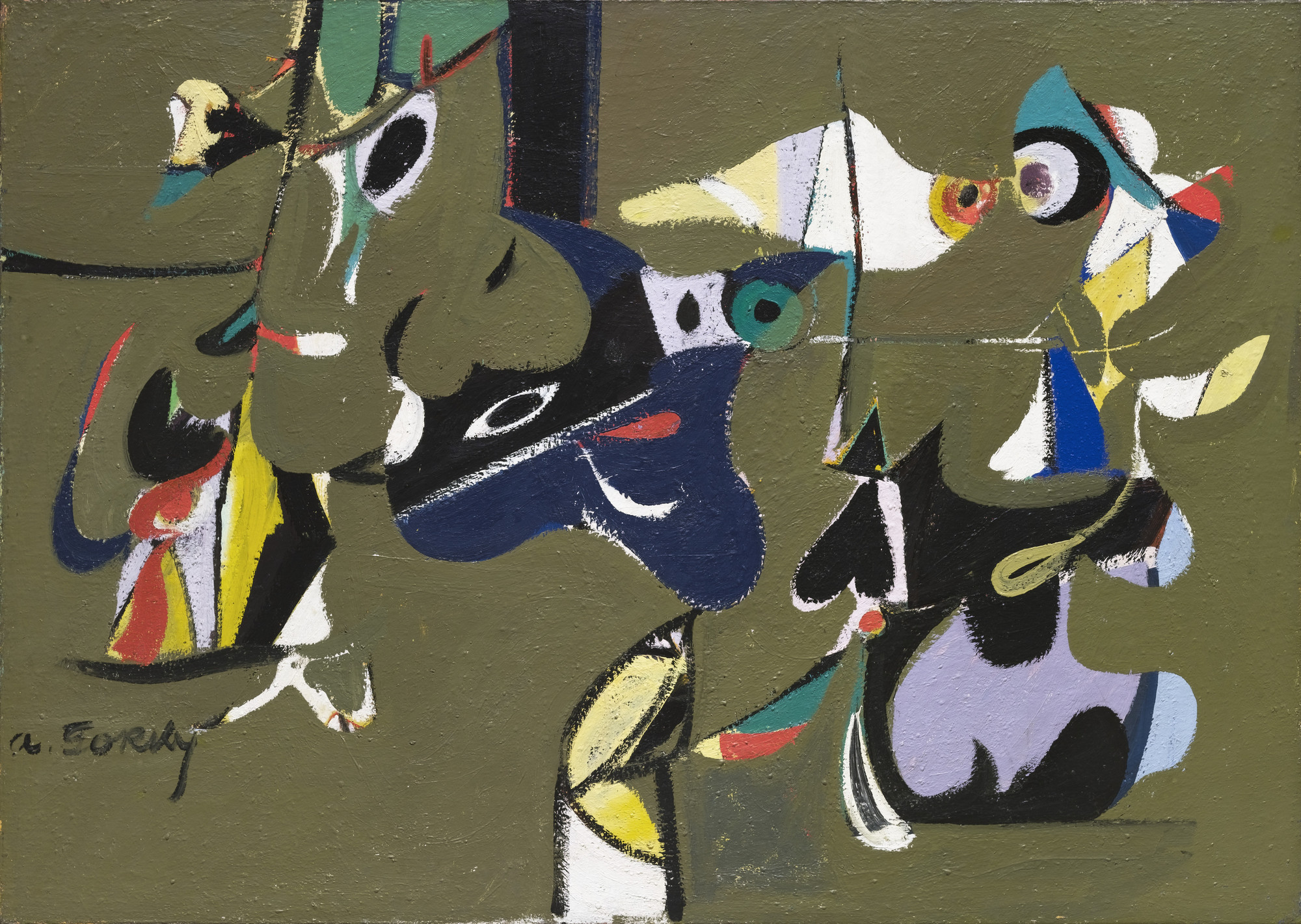 Arshile Gorky. Garden in Sochi. 1941