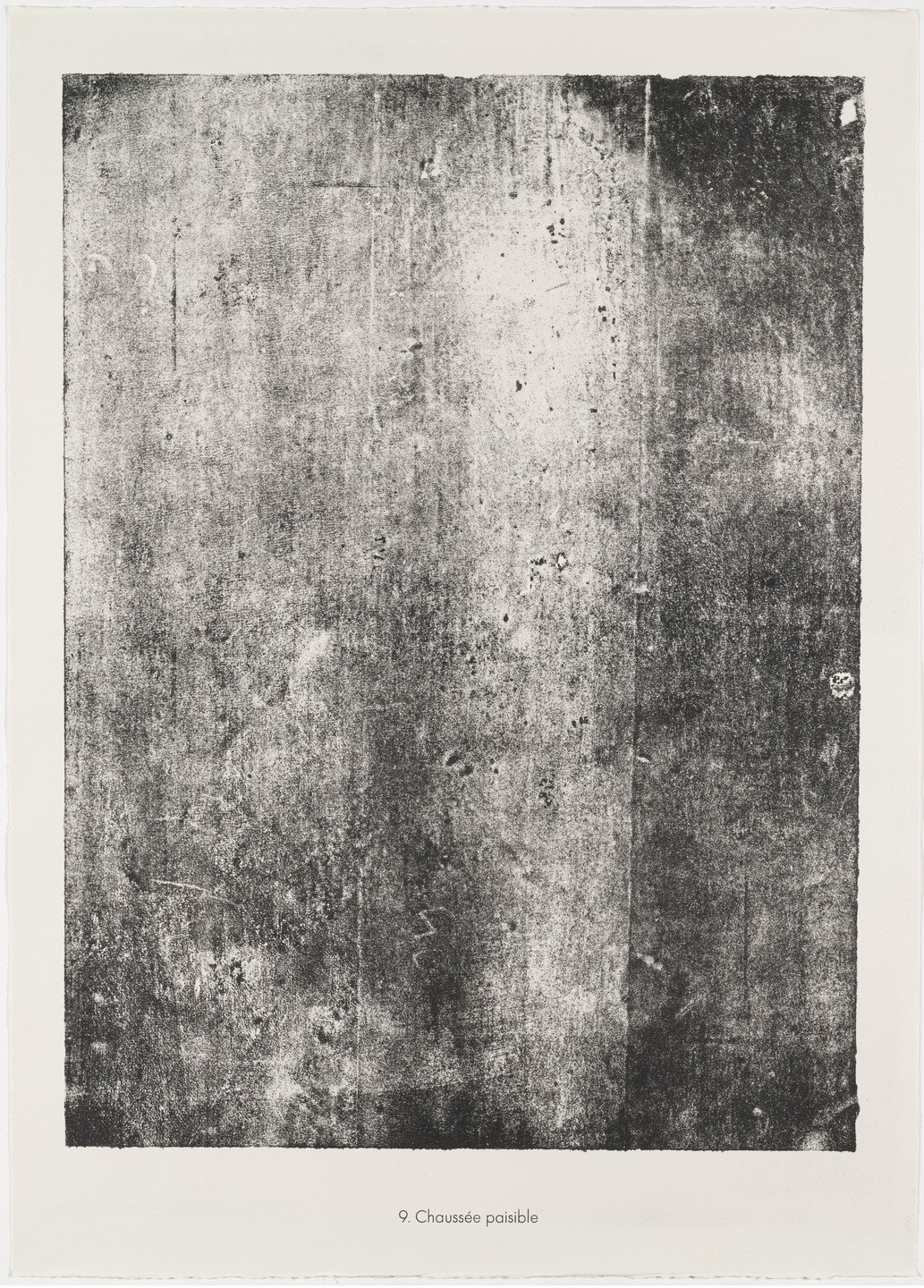 Jean Dubuffet. Quiet Path (Chaussée paisible) from the portfolio Expanses, Partitions (Etendues, parois) from Phenomena (Les Phénomènes). 1959