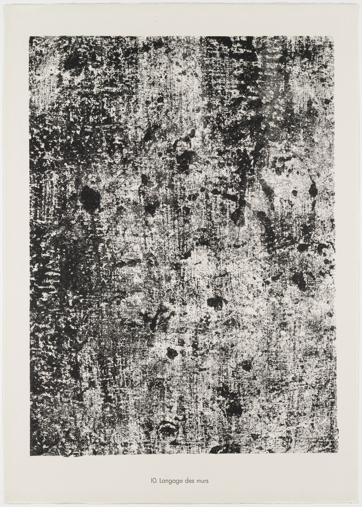 Language of the Walls (Langage des murs) from the portfolio Textures from Phenomena (Les Phénomènes)
