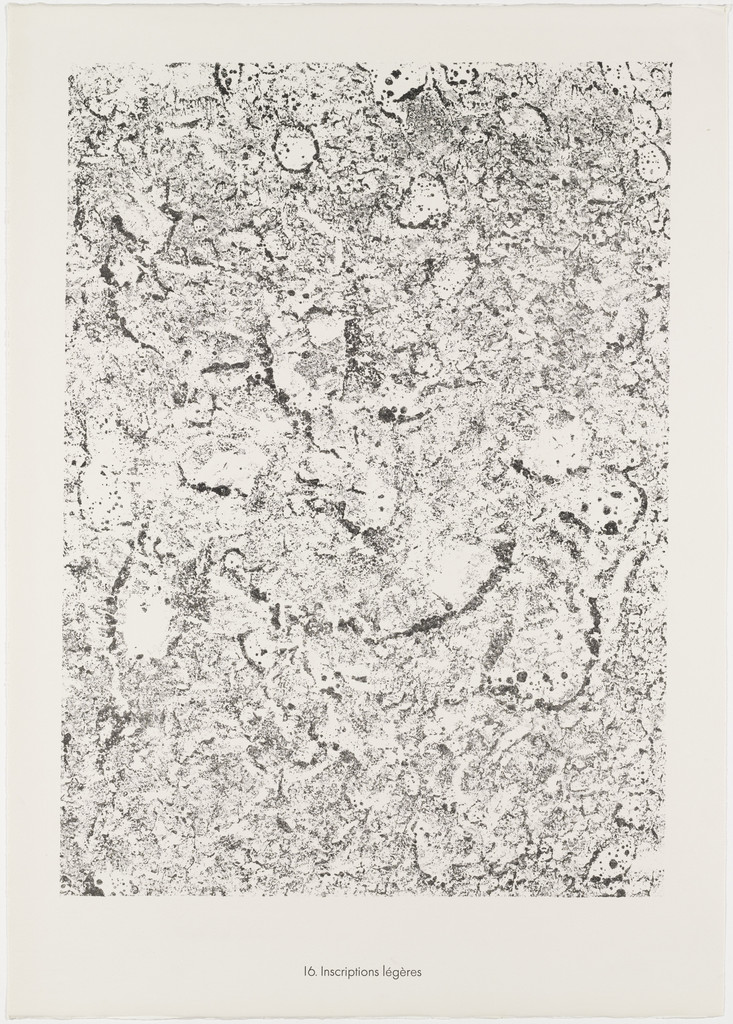 Fragile Inscriptions (Inscriptions légères) from the portfolio Textures from Phenomena (Les Phénomènes)