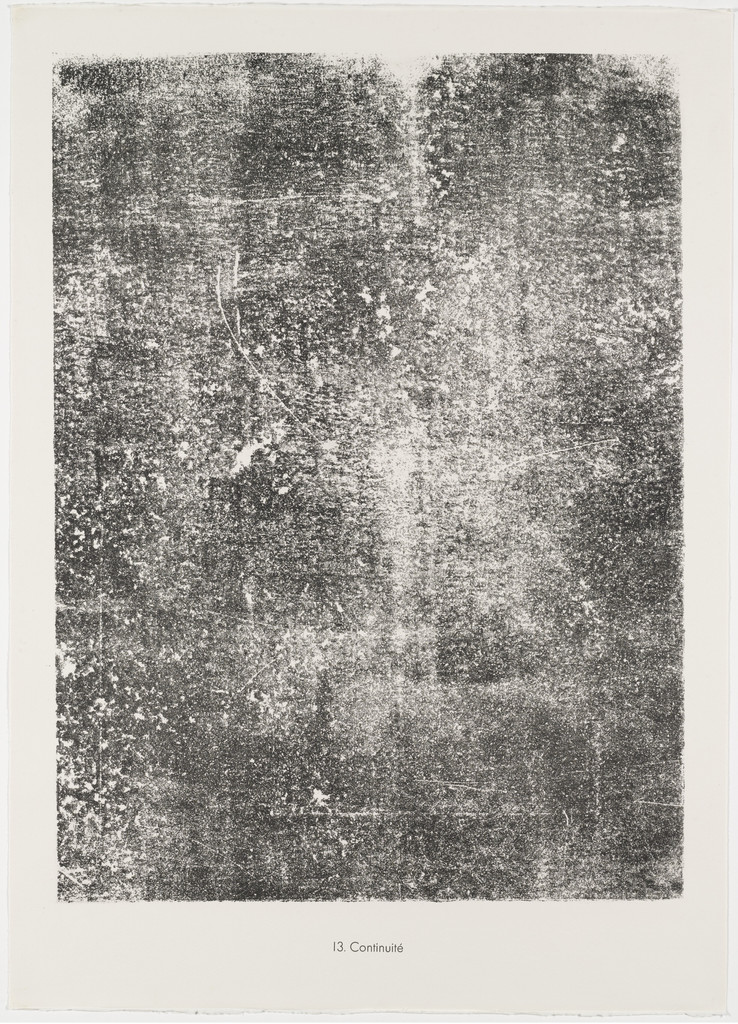 Continuity (Continuité) from the portfolio Expanses, Partitions (Etendues, parois) from Phenomena (Les Phénomènes)