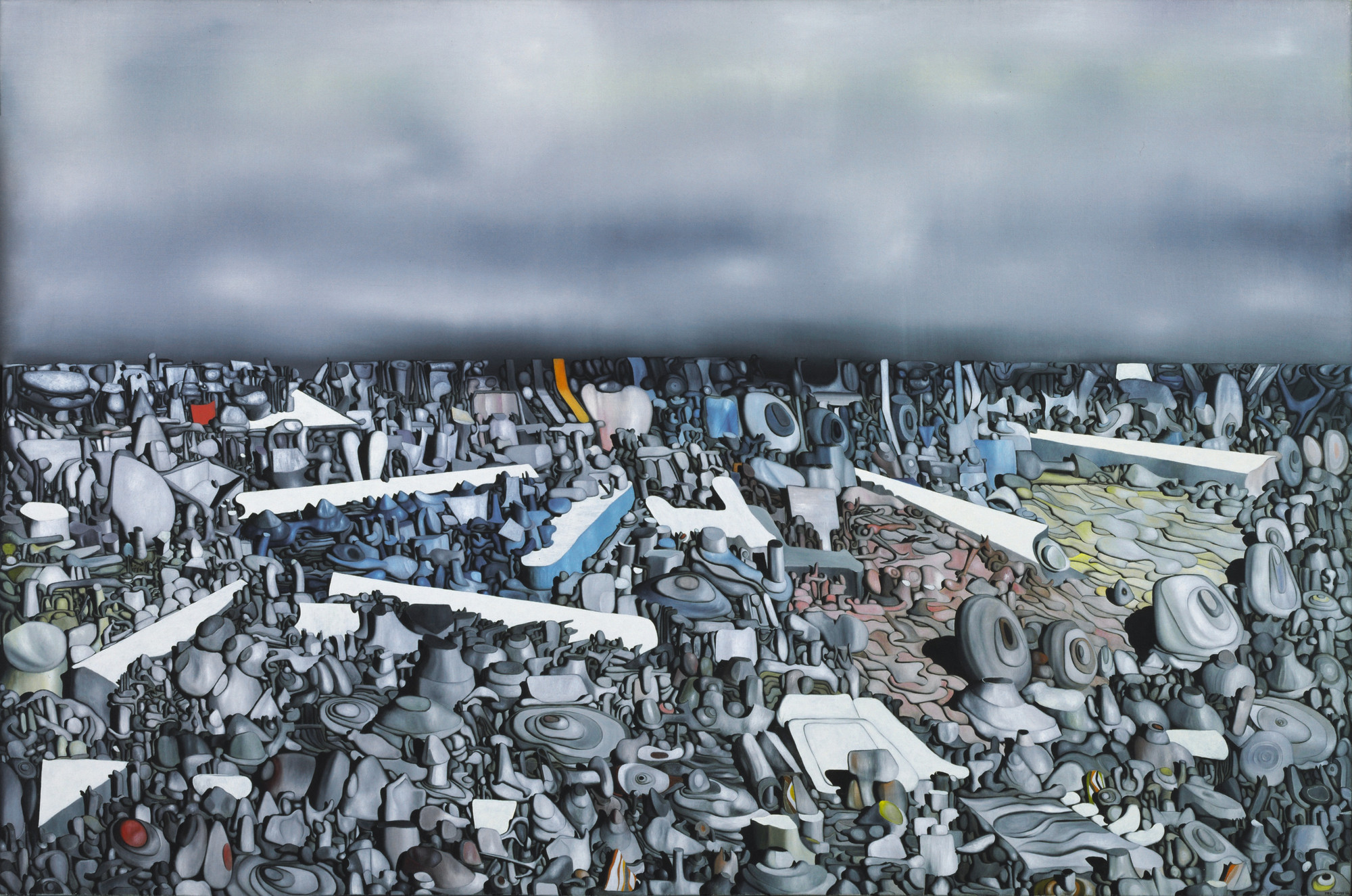 Yves Tanguy. Multiplication of the Arcs. 1954