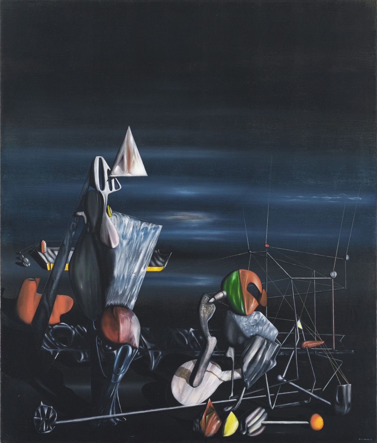 Yves Tanguy. Slowly Toward the North. 1942
