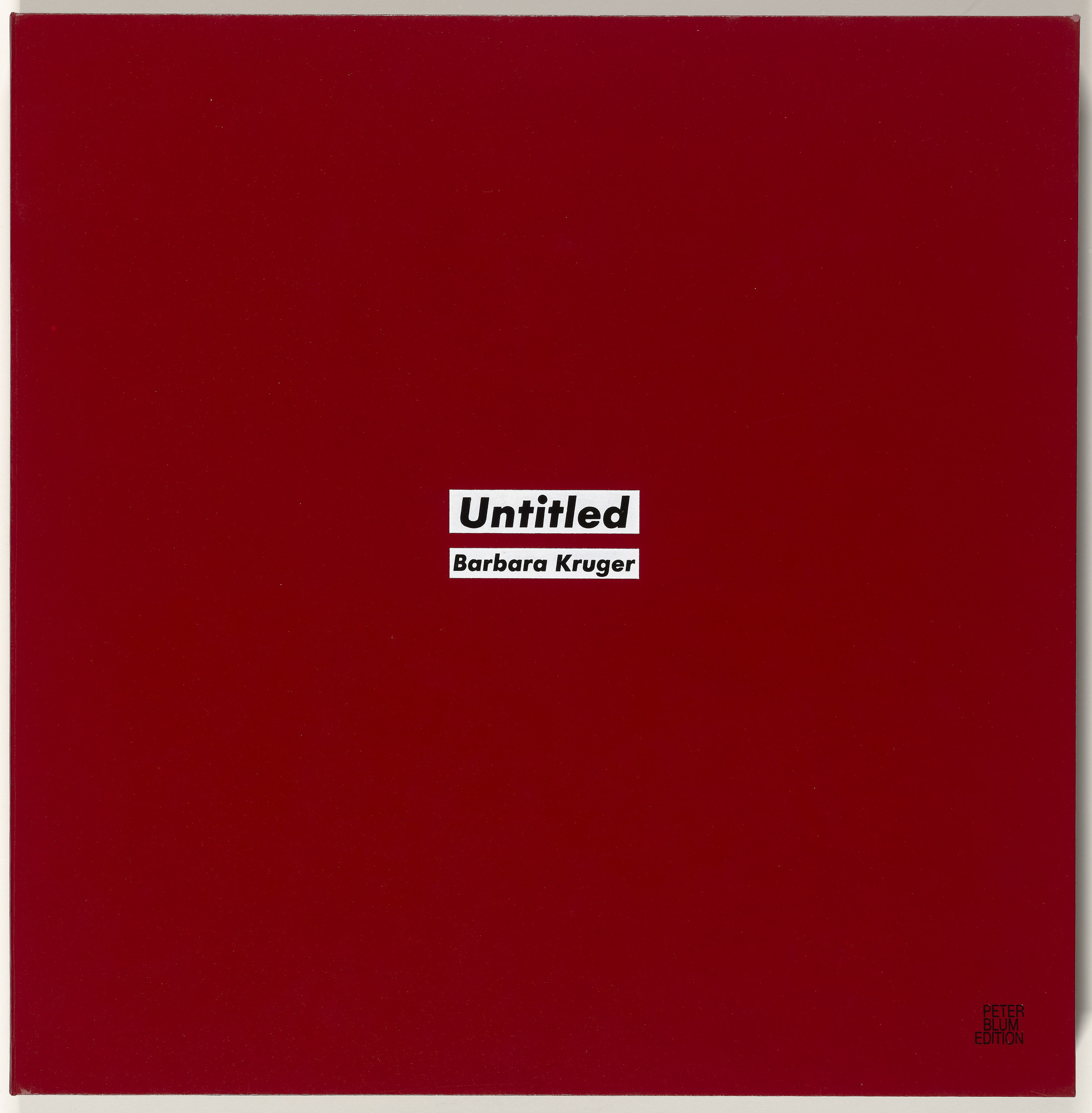 Barbara Kruger. Untitled (We Will No Longer Be Seen and Not Heard)