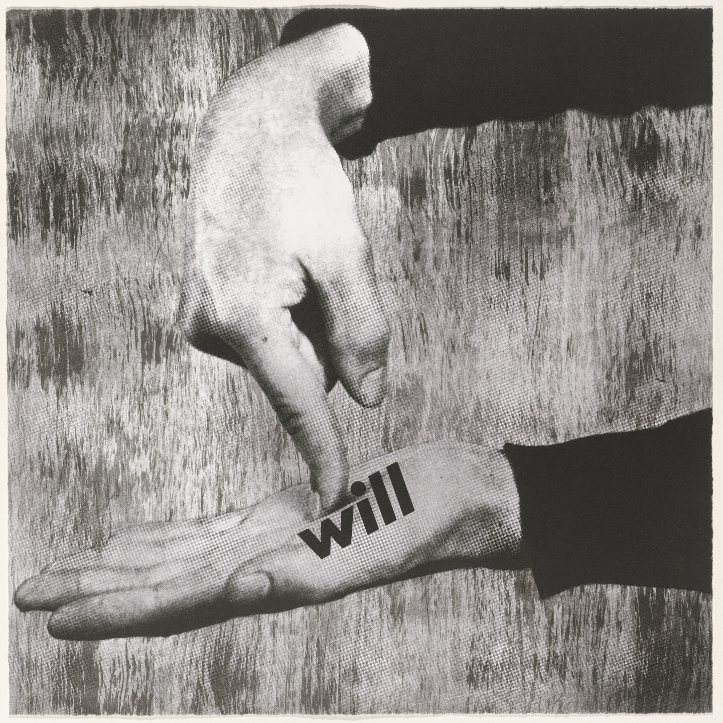 Barbara Kruger. Untitled from Untitled (We Will No Longer Be Seen and Not Heard). 1985
