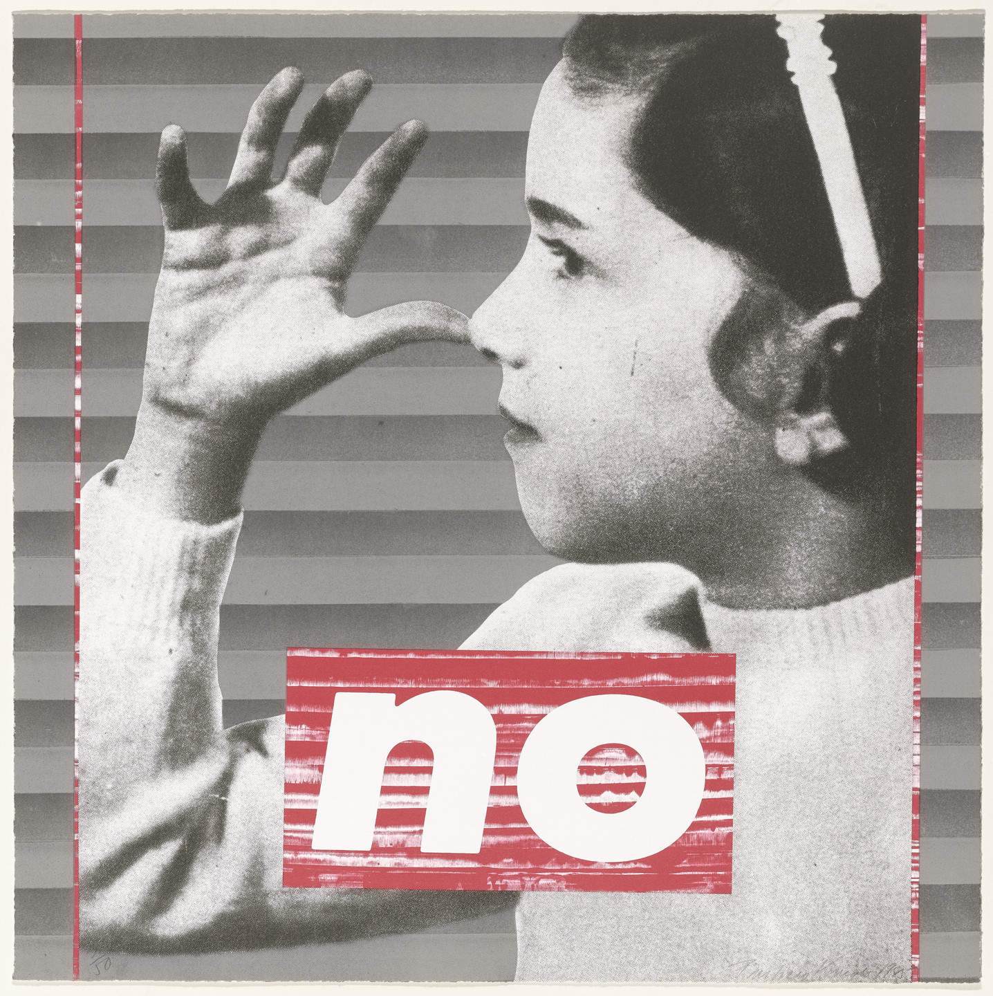 Barbara Kruger. Untitled from Untitled (We Will No Longer Be Seen and Not Heard). 1985