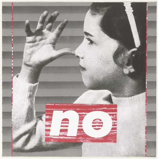 Barbara Kruger. Untitled from Untitled (We Will No Longer Be Seen and Not Heard). 1985