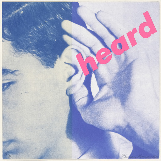 Barbara Kruger. Untitled from Untitled (We Will No Longer Be Seen and Not Heard). 1985