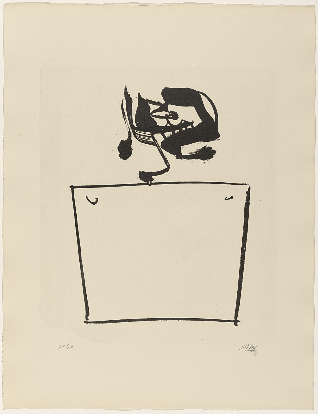 Antonio Saura. Gilcapulina from Pintiquinestras. 1959