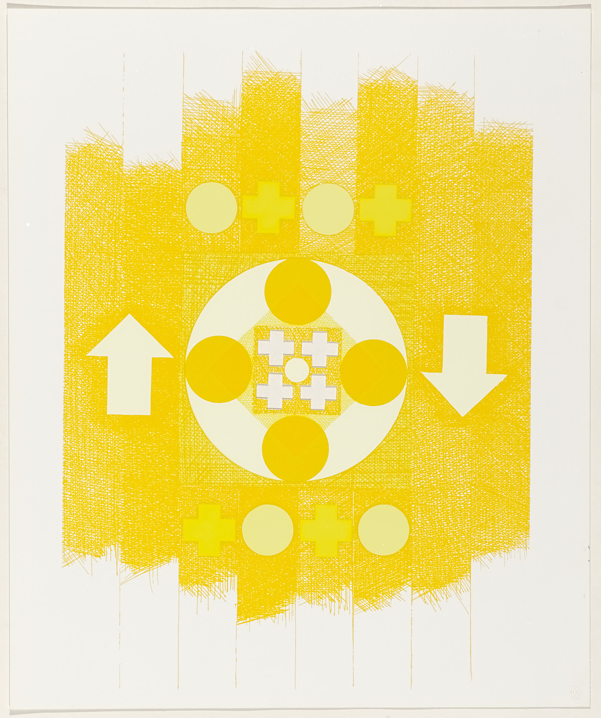 George Ortman. Untitled from X + X (Ten Works by Ten Painters). 1964