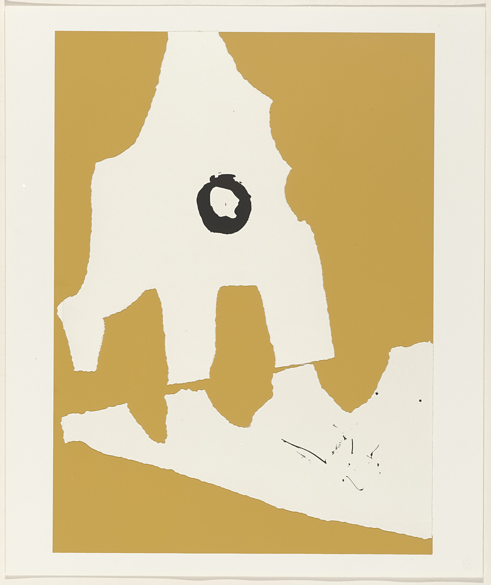 Robert Motherwell. Untitled from X + X (Ten Works by Ten Painters)