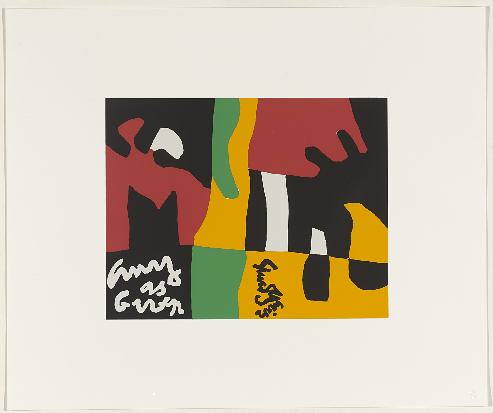Stuart Davis. Untitled from X + X (Ten Works by Ten Painters). 1964