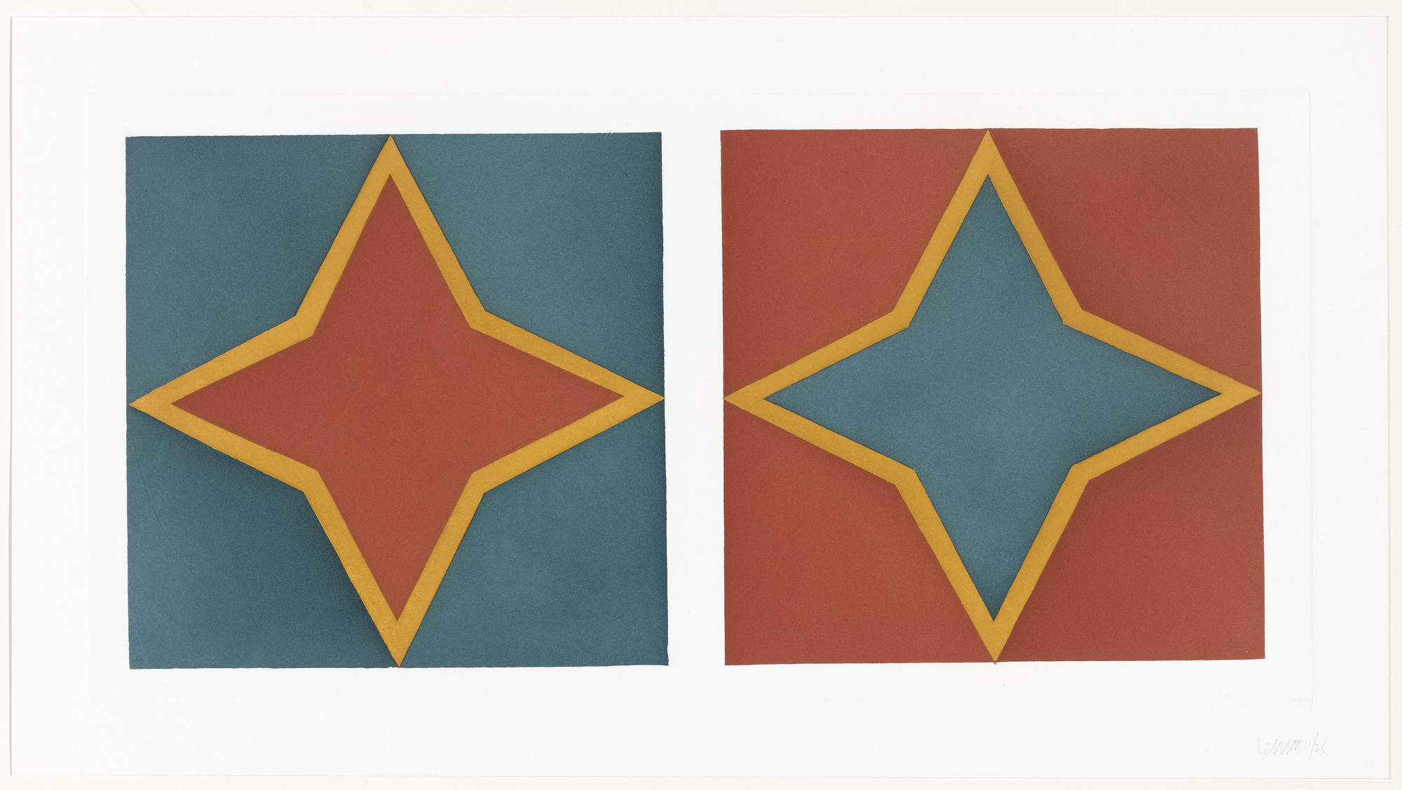 Sol LeWitt. Untitled from Double Stars