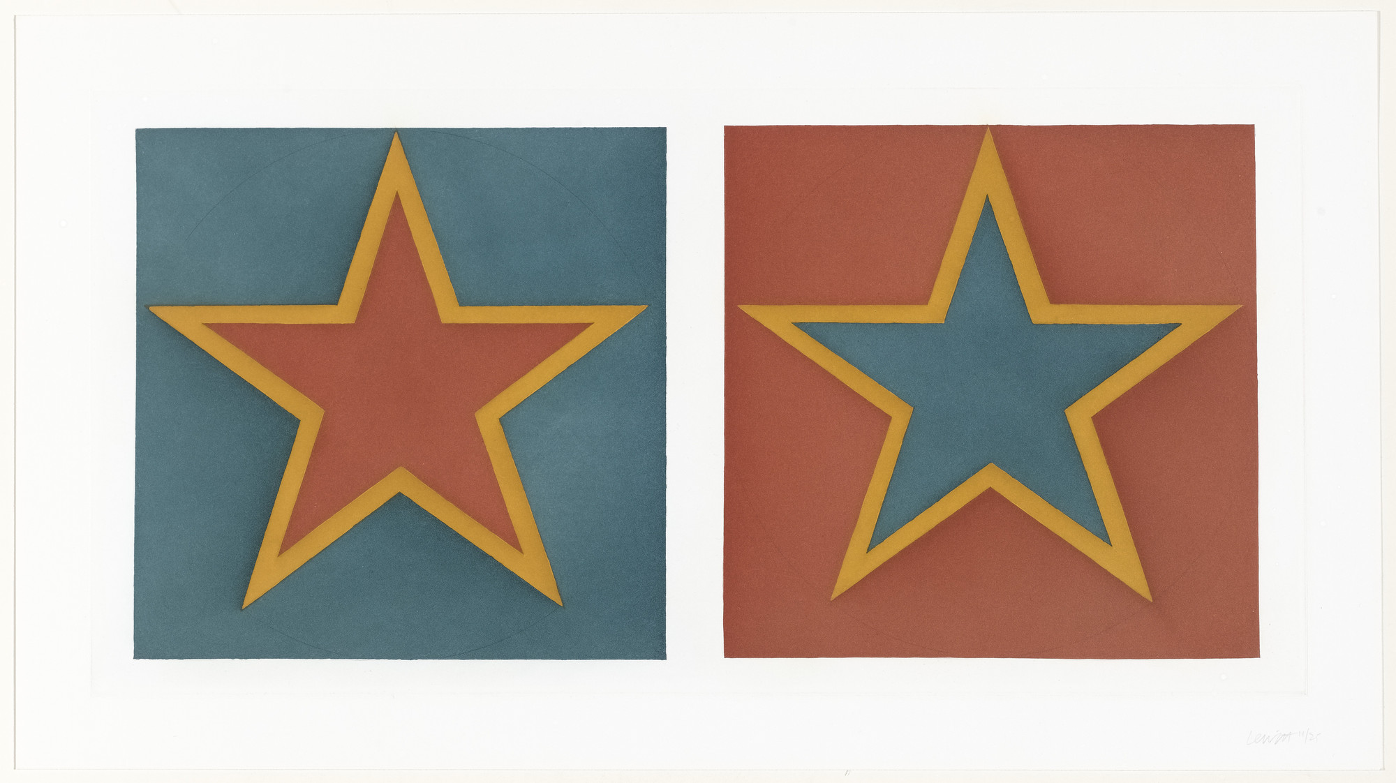Sol LeWitt. Untitled from Double Stars