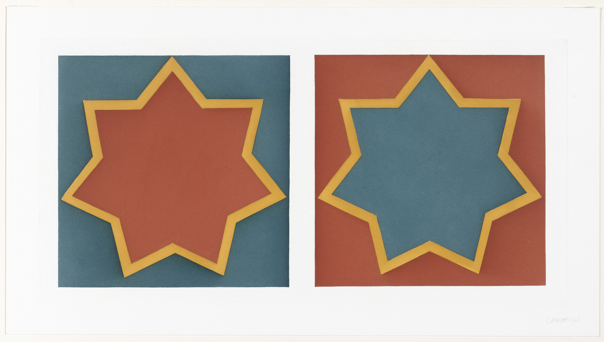 Sol LeWitt. Untitled from Double Stars