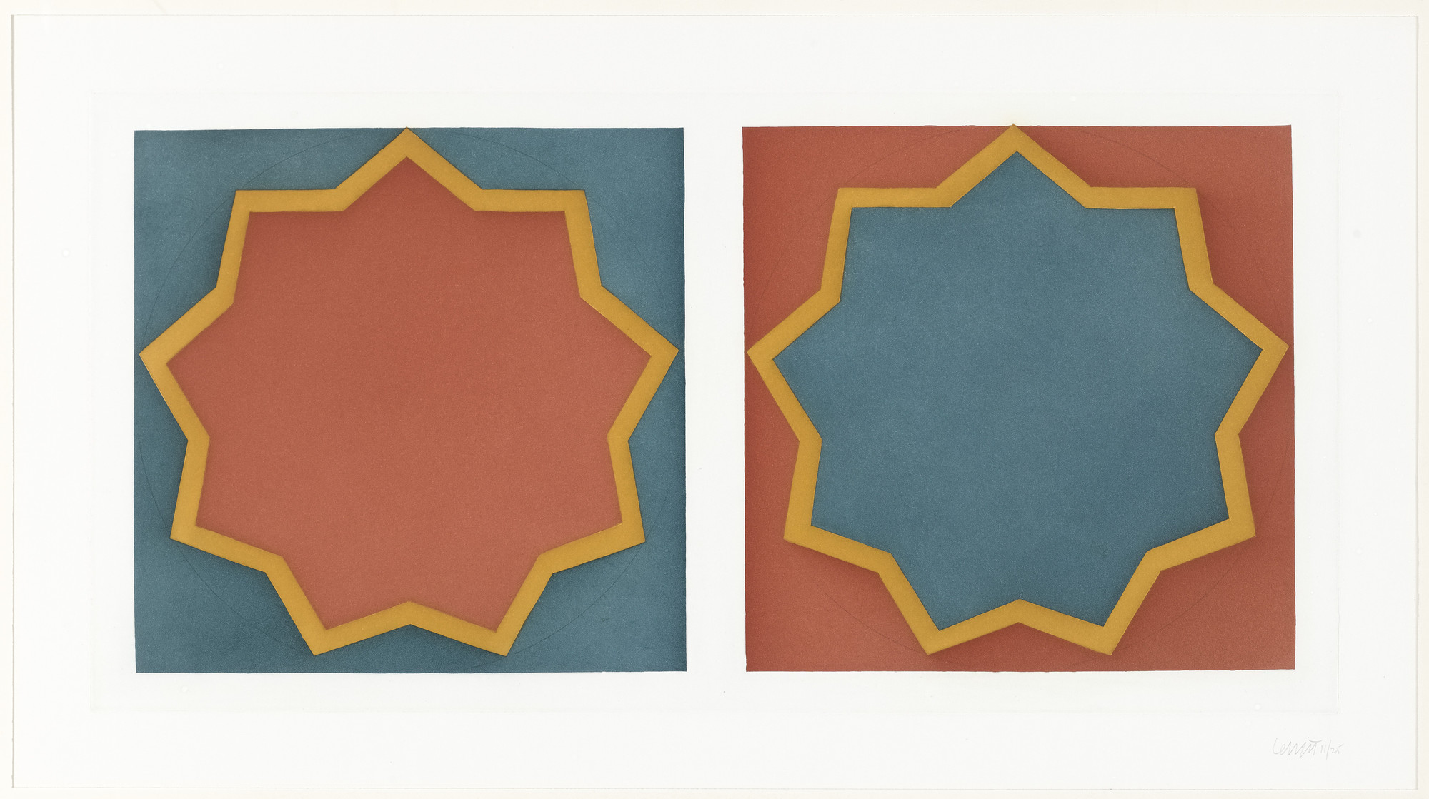 Sol LeWitt. Untitled from Double Stars