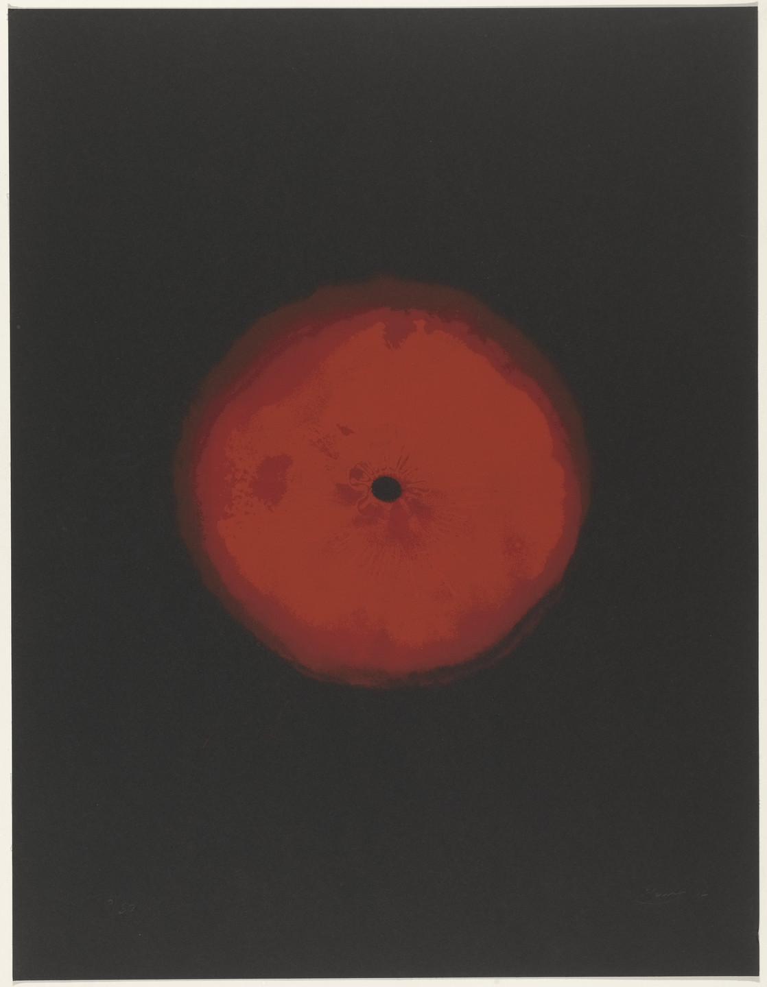 Otto Piene. Plate (folio 8) from the portfolio Rose or Star (Rose oder Stern). 1964, published 1965