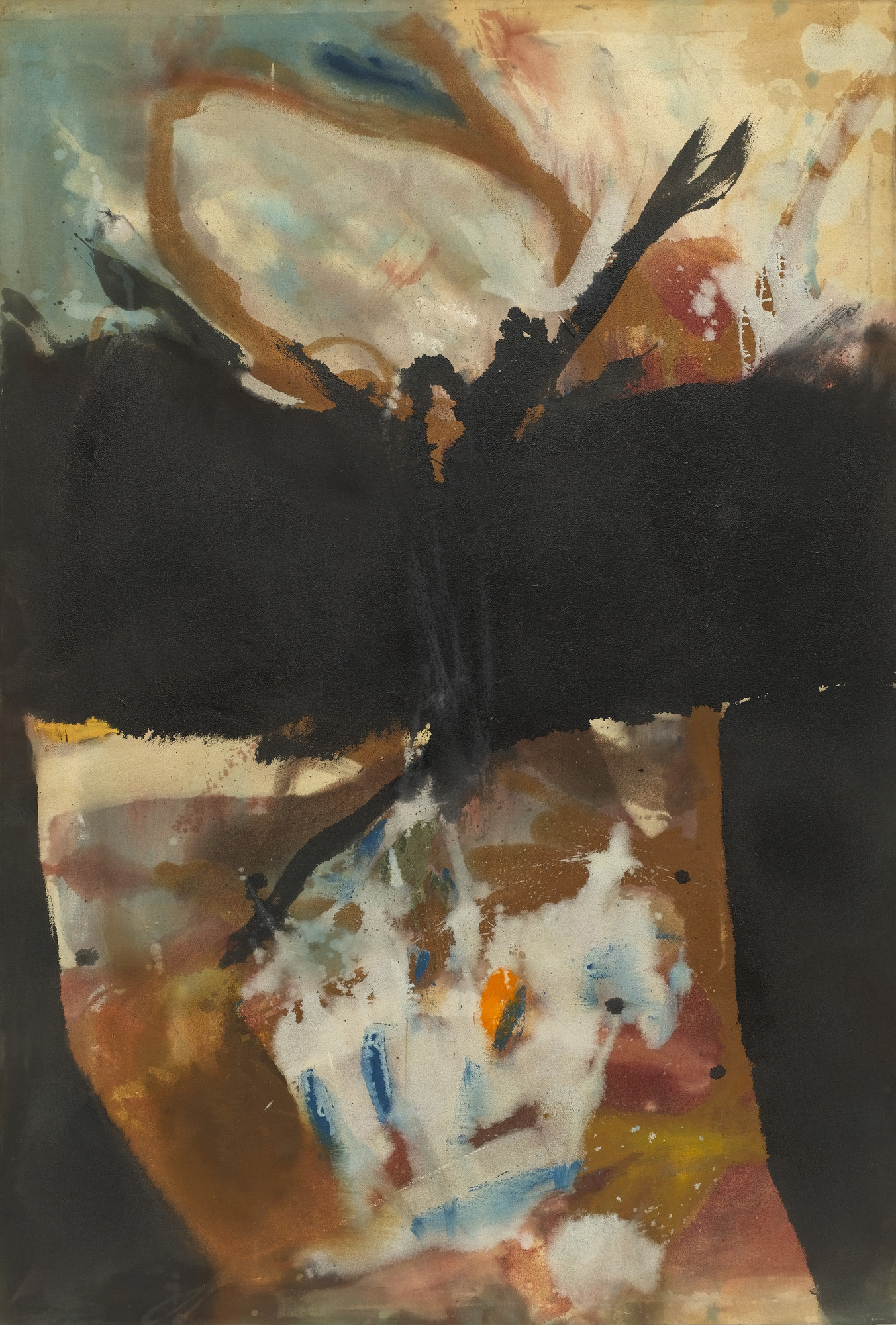 Helen Frankenthaler. Trojan Gates. 1955 | MoMA