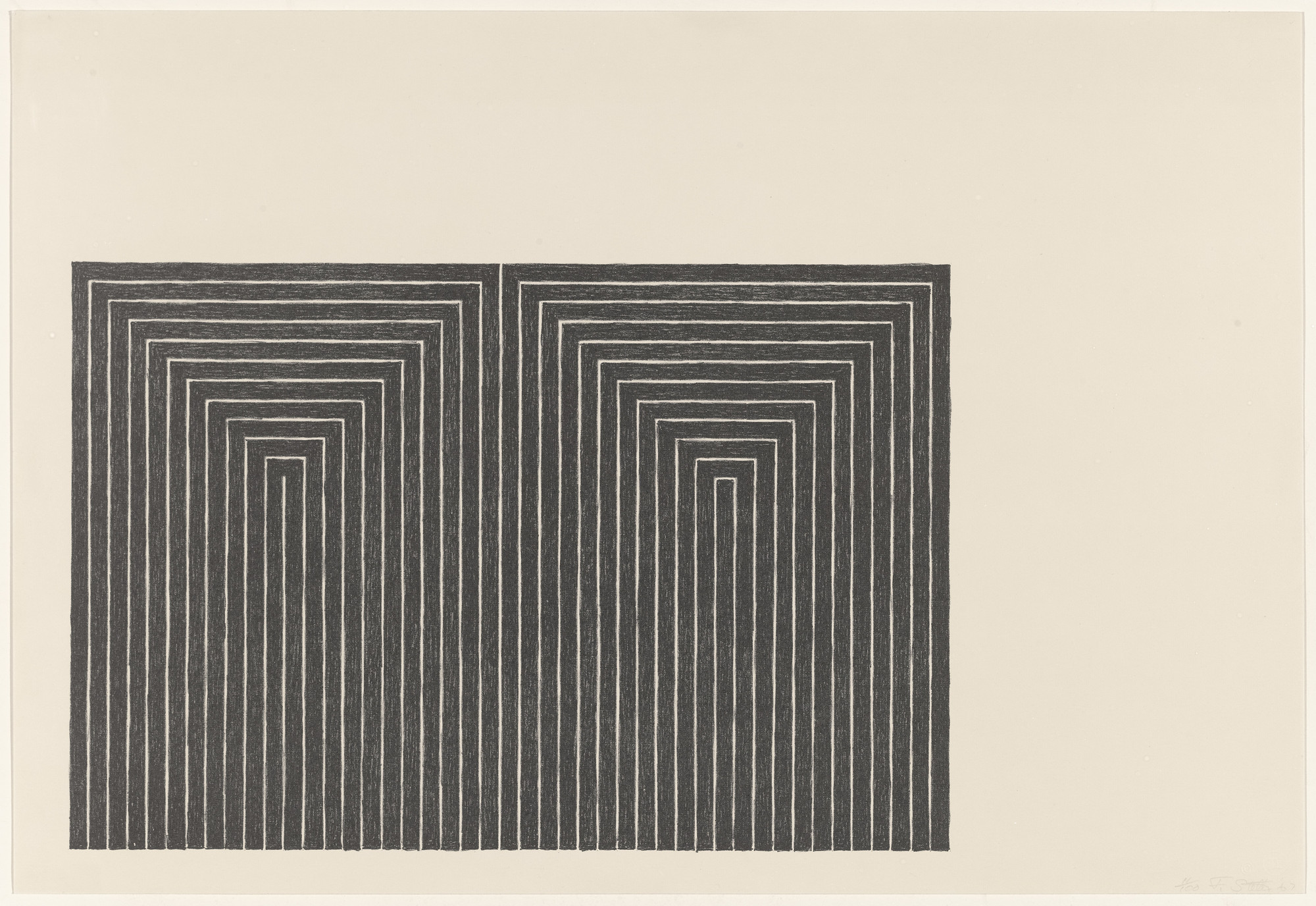 Frank Stella. Marriage of Reason and Squalor from Black Series I