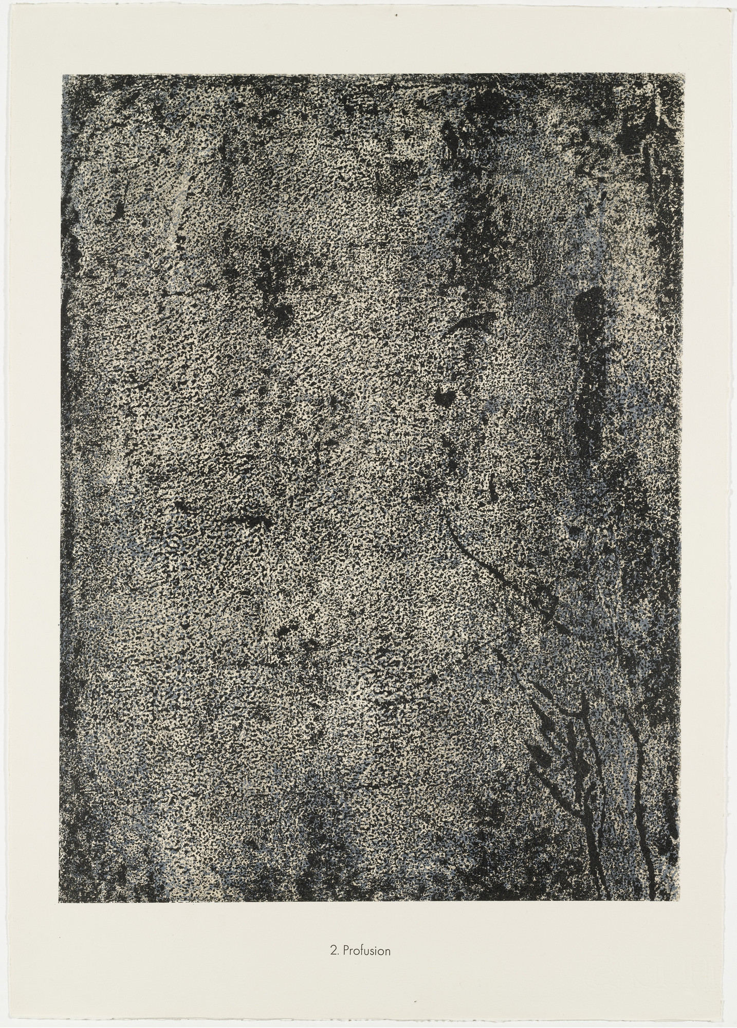 Jean Dubuffet. Profusion from Geography (Géographie) from