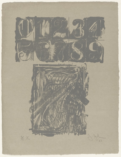 Jasper Johns. 7 from 0-9. 1963 | MoMA