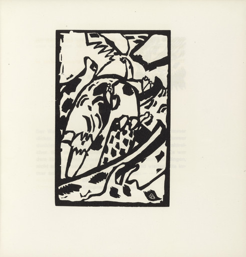 Vasily Kandinsky. Improvisation 7 (plate, folio 37) from Klänge