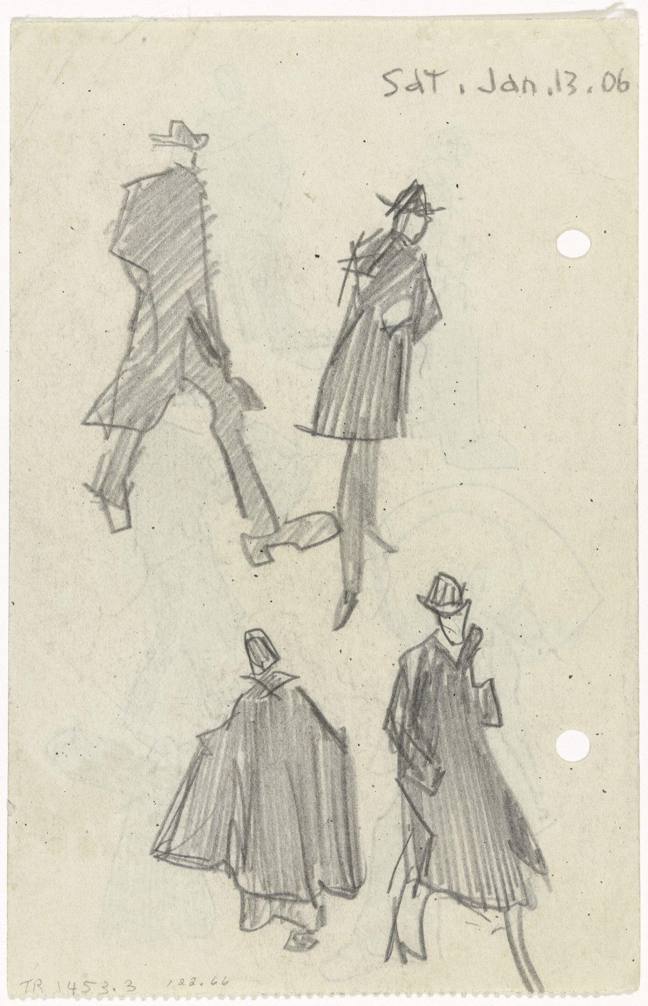 Lyonel Feininger. Four Figures
