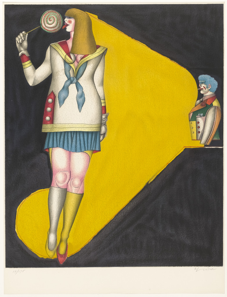 Lollipop from Fun City, Richard Lindner, 1971