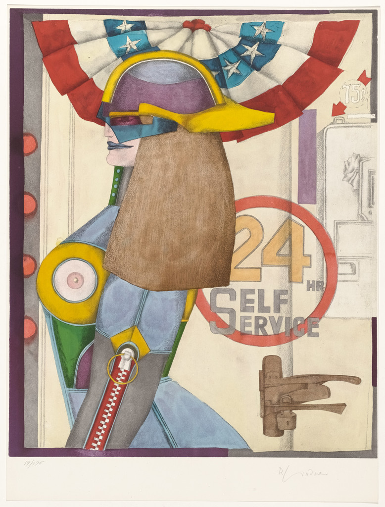 24 Hour Self Service from Fun City, Richard Lindner, 1971