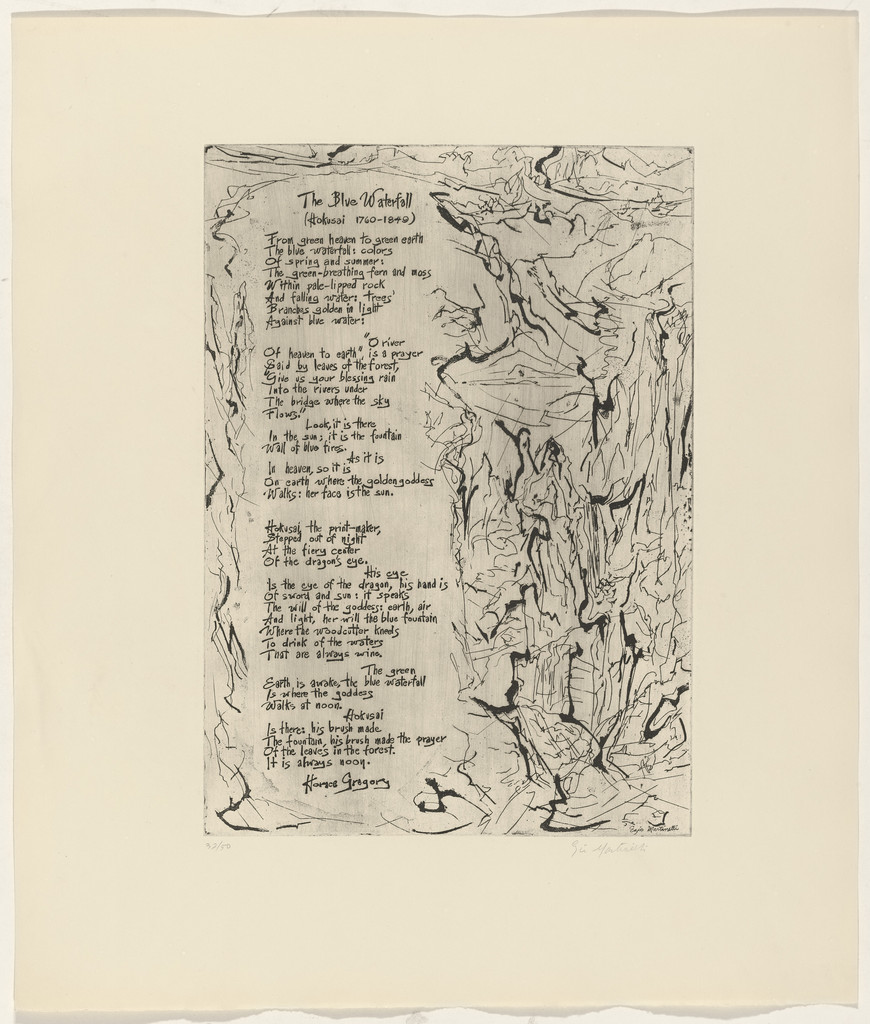 In-text plate (folio 14) from 21 Etchings and Poems