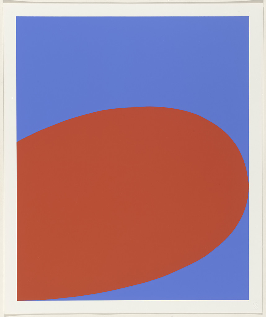 Red Blue from X + X (Ten Works by Ten Painters)