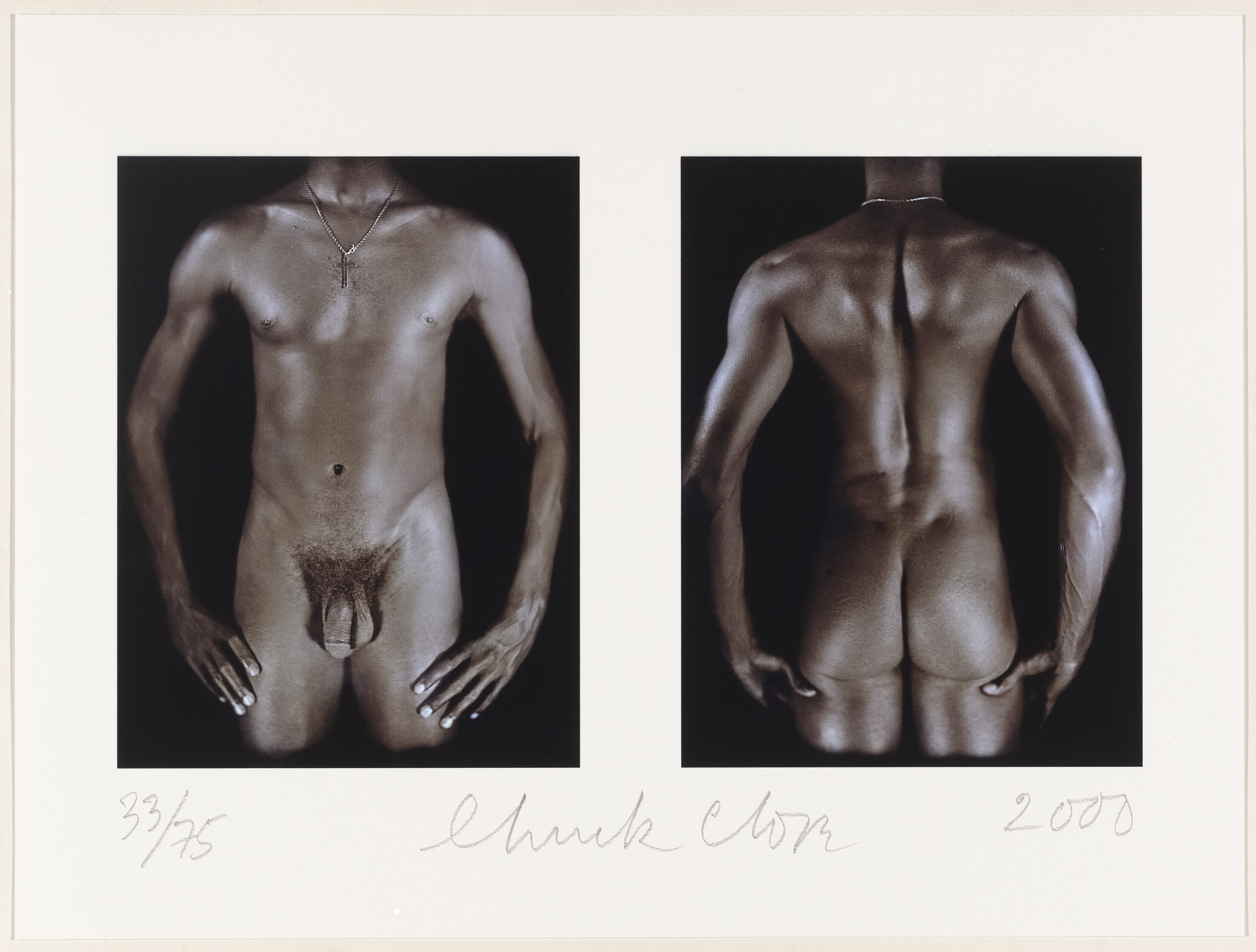 Chuck Close. Untitled from 1989