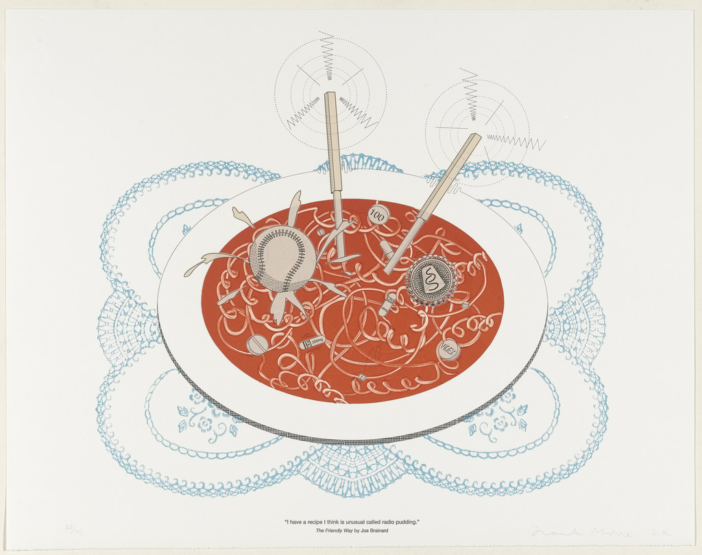 Radio Pudding from 1989, Frank Moore, 2000