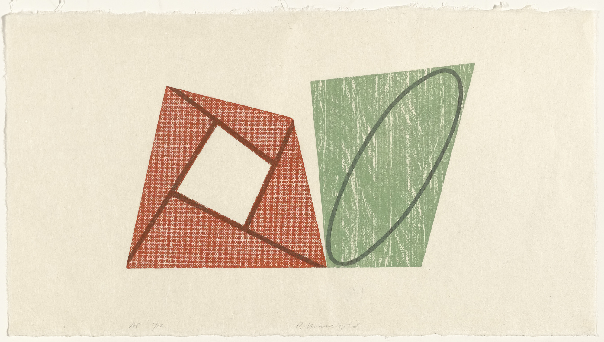 Robert Mangold. Untitled. (1989)