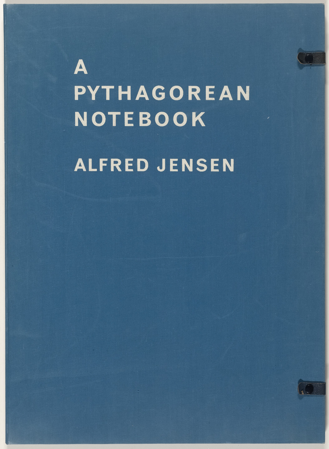 Alfred Jensen. A Pythagorean Notebook. 1965