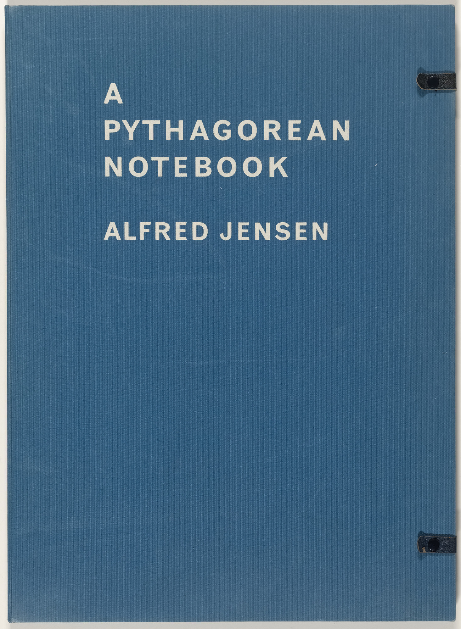 Alfred Jensen. A Pythagorean Notebook