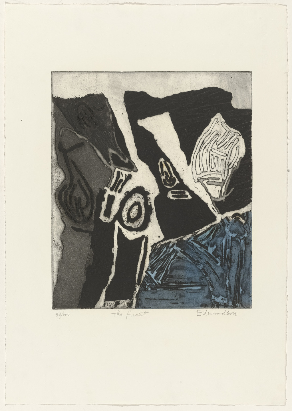 Leonard Edmonson. The Feast from 11 Prints by 11 Printmakers. 1961