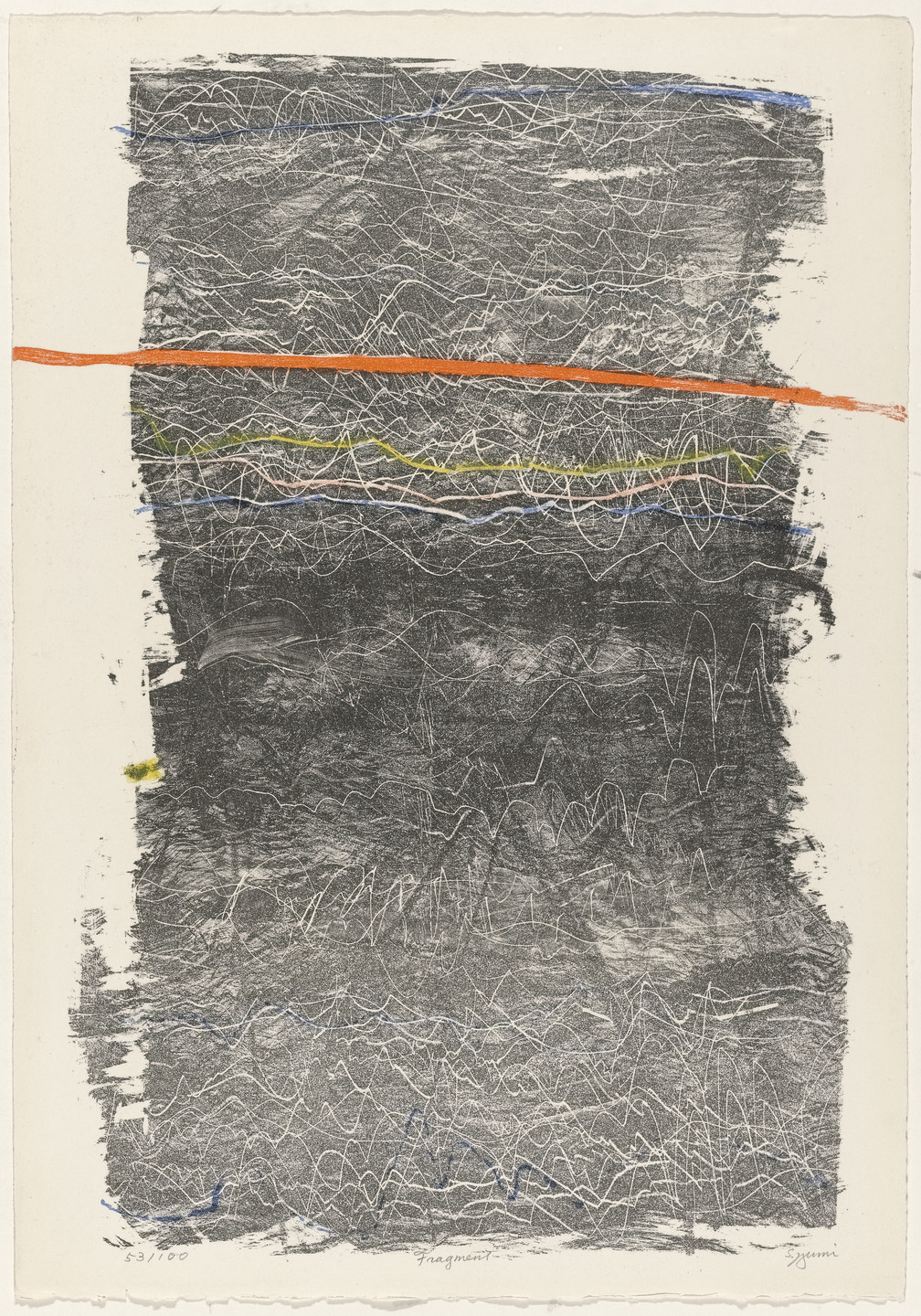 Shigeru Izumi. Fragment from 11 Prints by 11 Printmakers. 1961