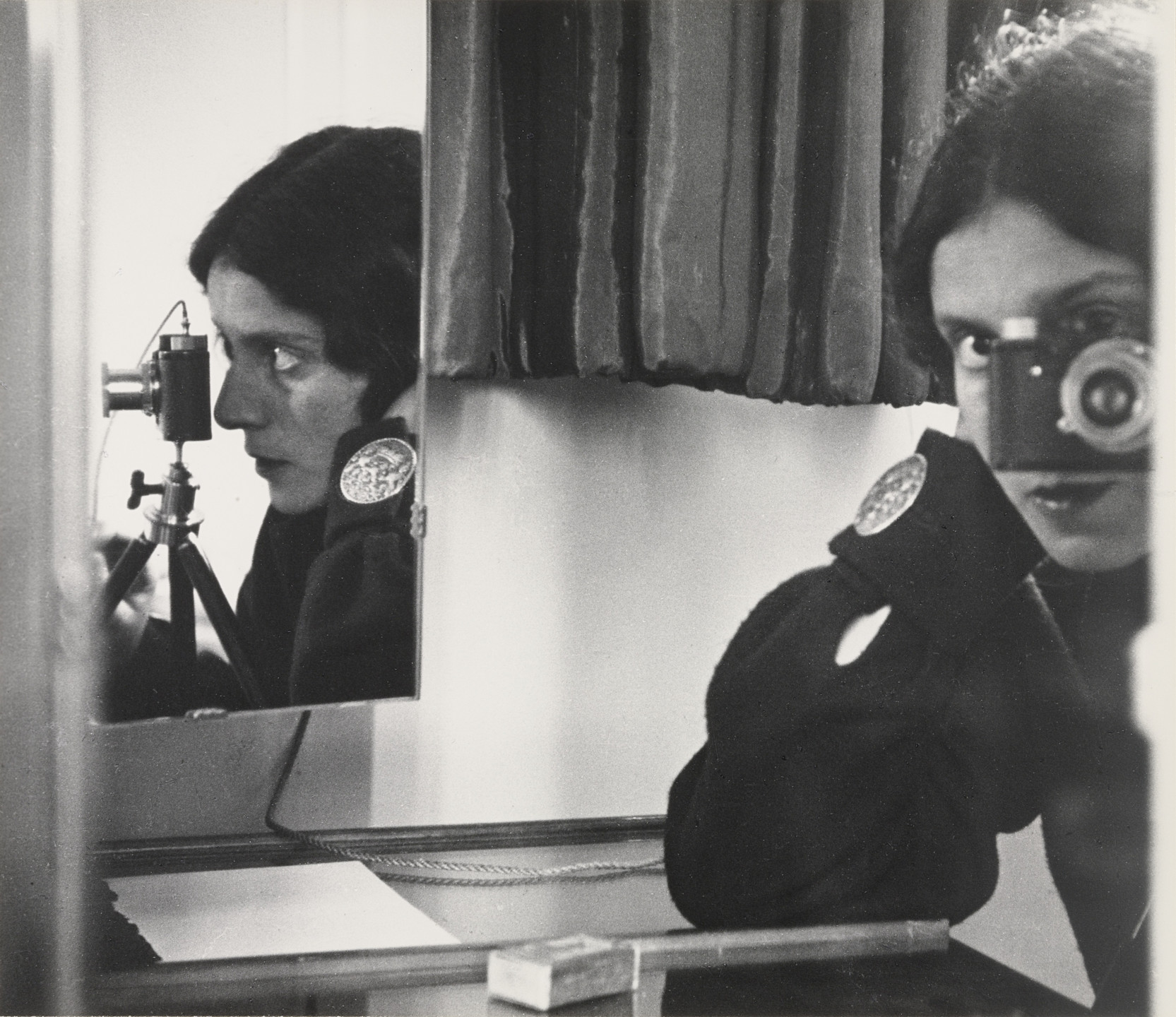 Ilse Bing. Self-Portrait in Mirrors. 1931