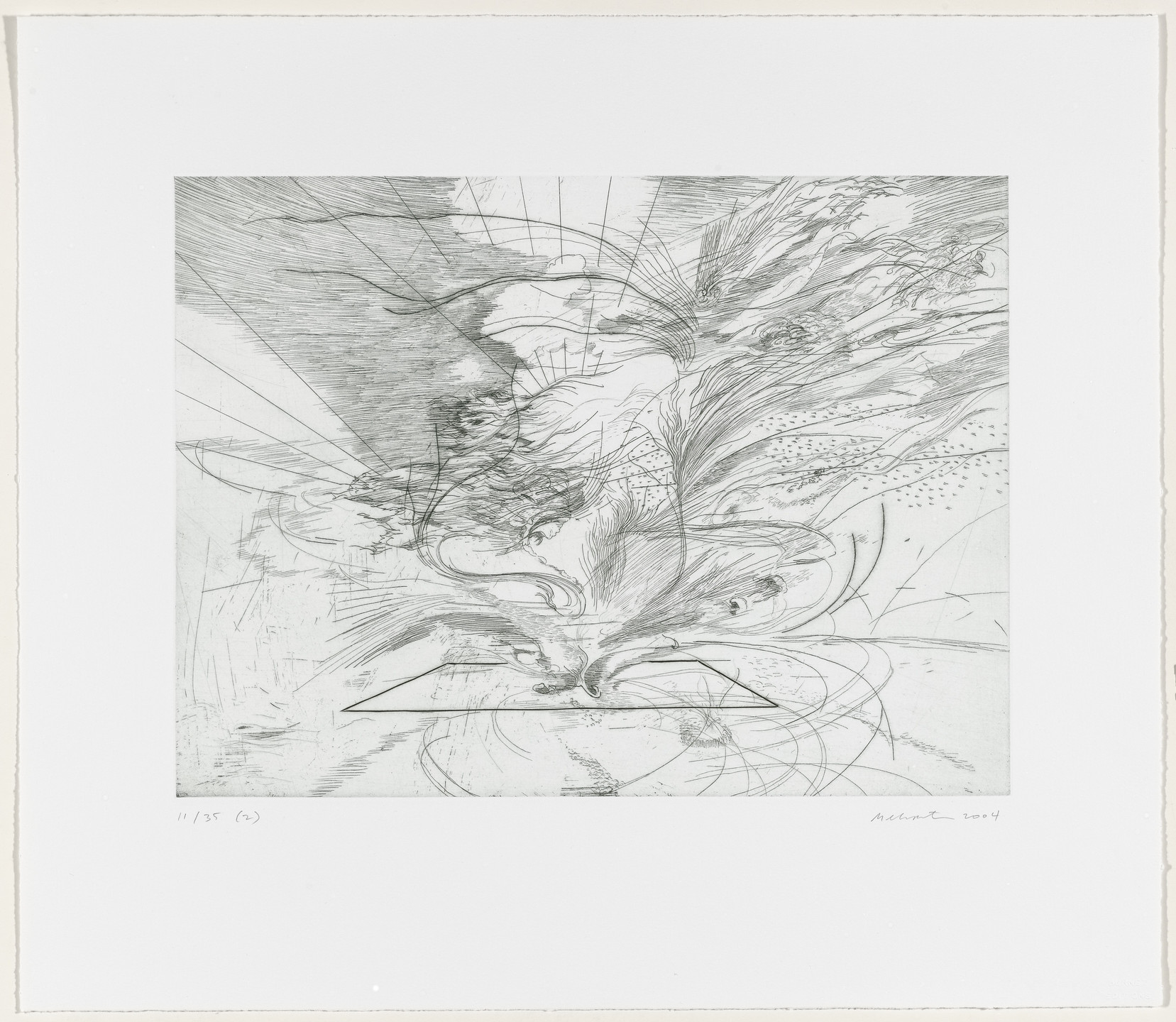 Julie Mehretu. Untitled from Landscape Allegories. 2004