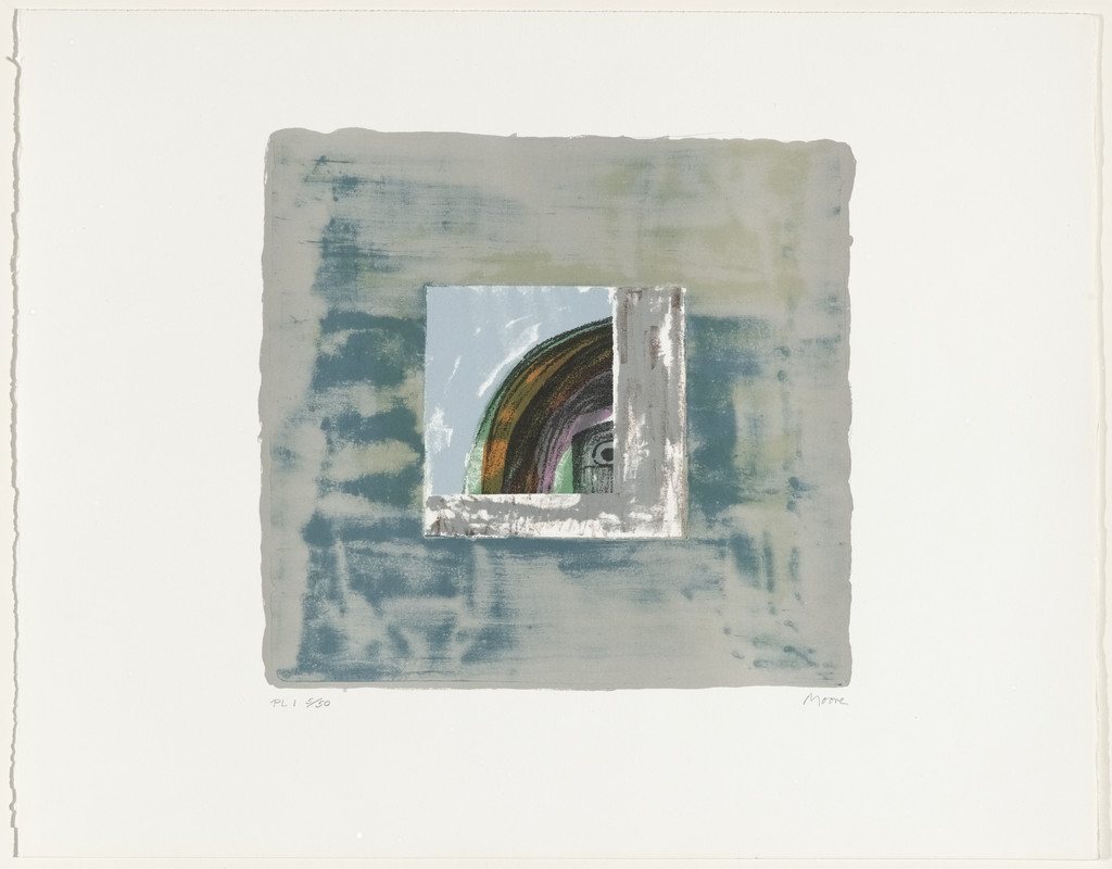 Contemplative Eye from Helmet Head Lithographs