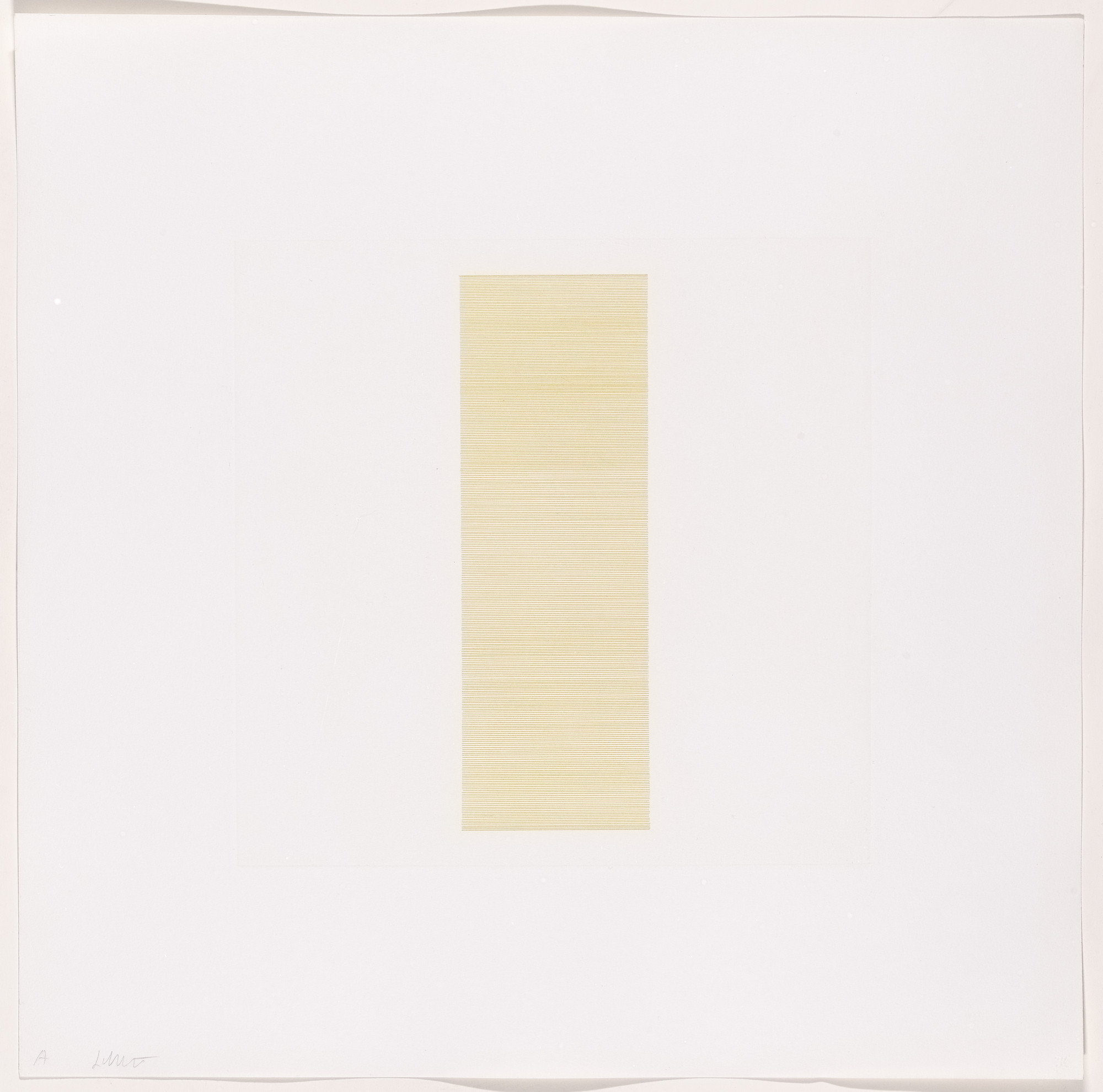 Sol LeWitt. Untitled from Bands of Color in Four Directions & All Combinations