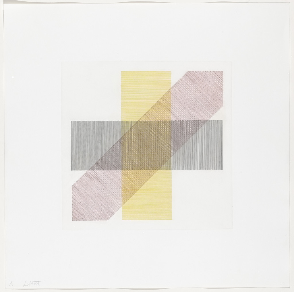 Untitled from Bands of Color in Four Directions & All Combinations