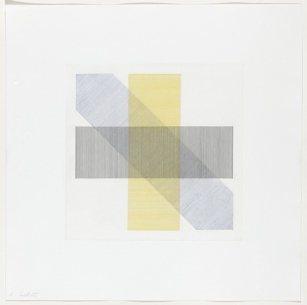 Untitled from Bands of Color in Four Directions & All Combinations