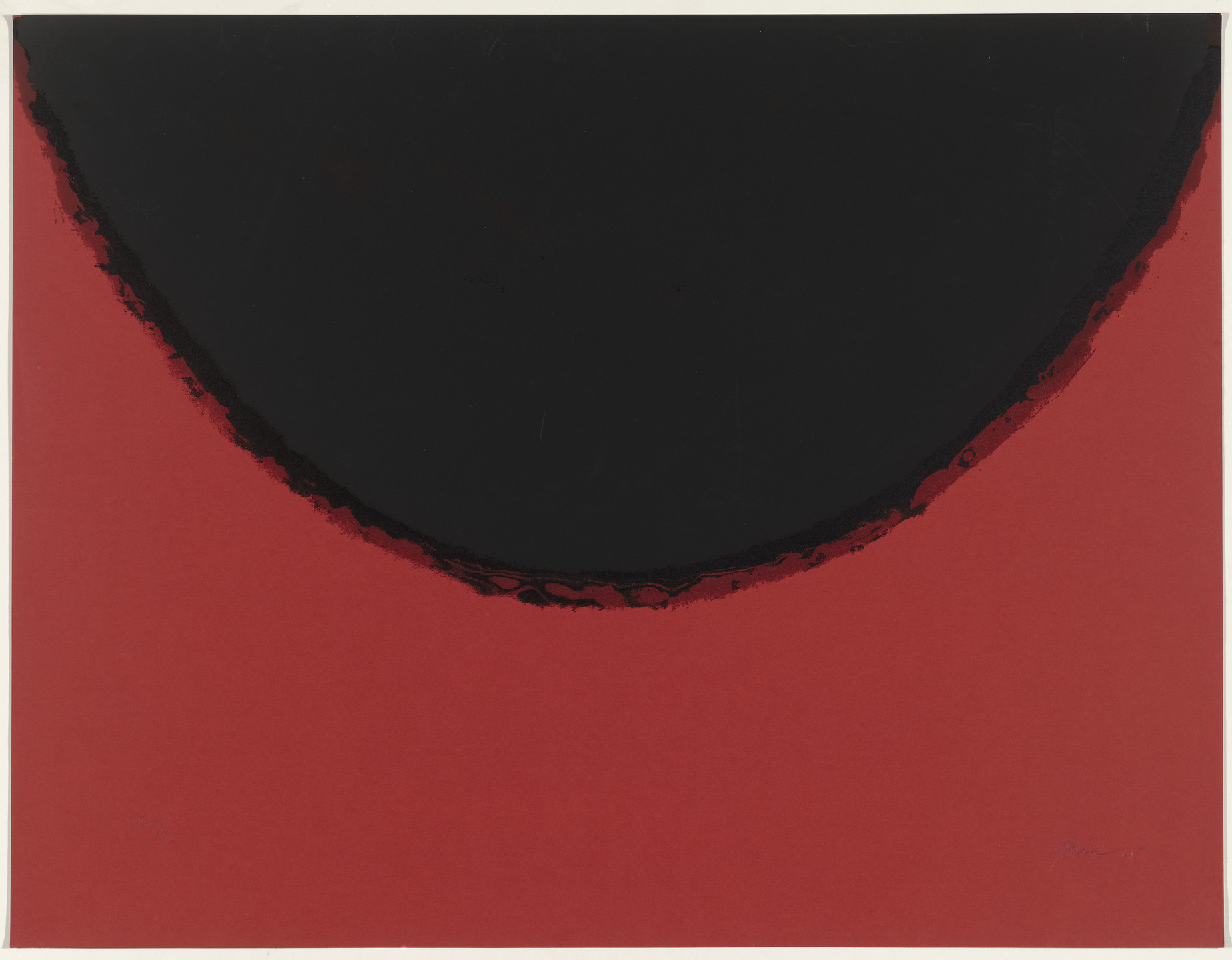 Otto Piene. Plate (folio 9) from the portfolio Rose or Star (Rose oder Stern). 1965